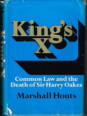 Cover of: King's X: common law and the death of Sir Harry Oakes