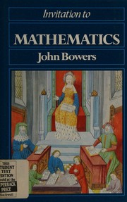 Cover of: Invitation to Mathematics