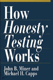 Cover of: How Honesty Testing Works