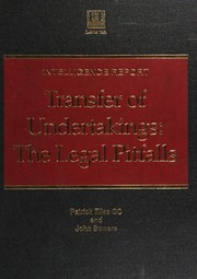 Cover of: Transfer of undertakings: the legal pitfalls : a specially commissioned report