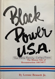 Cover of: Black Power, U.S.A.: The Human Side of Reconstruction, 1867-1877: The Human Side of Reconstruction 1867-1877