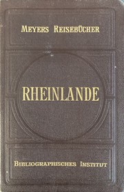 Cover of: Rheinlande by Bibliographisches Institut, Ferdinand Hey’l