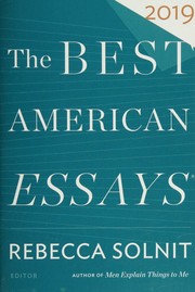 Cover of: Best American Essays 2019