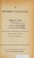 Cover of: A modern instance