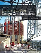 Cover of: Checklist of Library Building Design Considerations by William W. Sannwald, William W. Sannwald