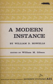 Cover of: A modern instance by William Dean Howells, William Dean Howells
