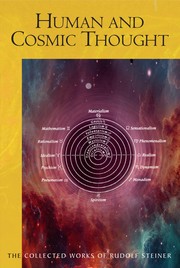 Cover of Human and Cosmic Thought by Rudolf Steiner