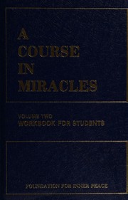 Cover of: A Course In Miracles: Workbook For Students