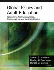 Cover of: Global issues and adult education by Sharan B. Merriam, Bradley C. Courtenay, and Ronald M. Cervero, editors ; foreword by Gail McClure.