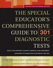 Cover of: The Special Educator's Comprehensive Guide to 301 Diagnostic Tests