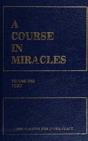 Cover of: A Course in Miracles: Text