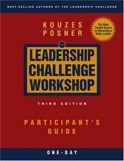 Cover of: The Leadership Challenge Workshop: Participant's Guide, 1-Day
