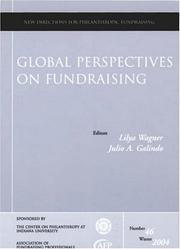 Cover of: Global Perspectives on Fundraising: New Directions for Philanthropic Fundraising (J-B PF Single Issue Philanthropic Fundraising)