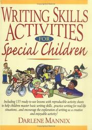 Cover of: Writing Skills Activities for Special Children