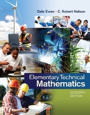 Cover of: Elementary Technical Mathematics by Dale Ewen, Dale Ewen, C. Robert Nelson