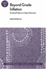 Cover of: Beyond Grade Inflation: Grading Problems in Higher Education: ASHE Higher Education Report (J-B ASHE Higher Education Report Series (AEHE))