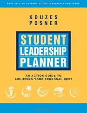 Cover of: Student Leadership  Planner by James M. Kouzes, Barry Z. Posner