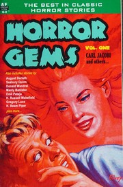 Cover of: Horror Gems: Volume 1