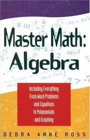 Cover of: Master Math by Debra Anne Ross, Debra Anne Ross