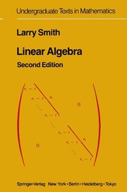 Cover of: Linear algebra