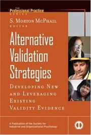 Cover of: Alternative Validation Strategies by 