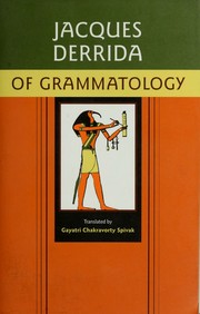 Cover of: Of grammatology