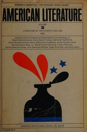 Cover of: American Literature: volume two: Literature of the Atlantic Culture