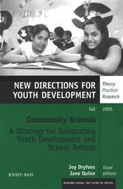 Cover of: Community Schools: A Strategy for Integrating Youth Development and School Reform: New Directions for Youth Development (J-B MHS Single Issue Mental Health Services)