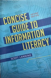 Cover of: Concise Guide to Information Literacy, 2nd Edition