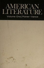 Cover of: American Literature: Volume One