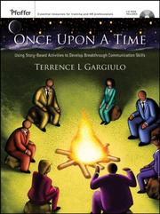 Cover of: Once Upon A Time: Using Story-Based Activities to Develop Breakthrough Communication Skills with CD (Essential Tools Resource)