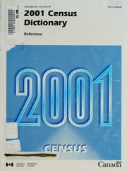 Cover of: 2001 Census dictionary