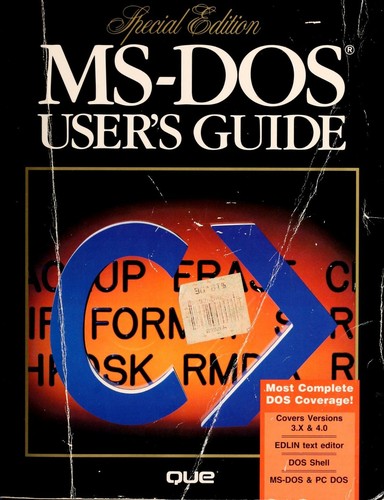 cover of MS-DOS