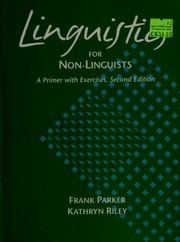 Cover of: Linguistics for Non-Linguists: A Primer With Exercises