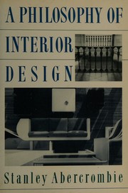 Cover of: A philosophy of interior design