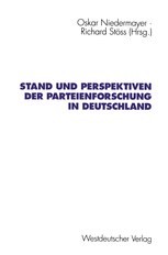 Cover of: Stand und Perspektiven der Parteienforschung in Deutschland