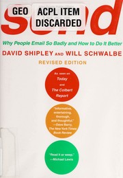 Cover of: Send by David Shipley, Will Schwalbe, David Shipley