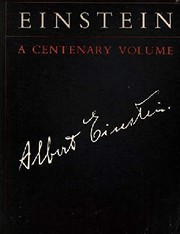 Cover of: Einstein: a centenary volume