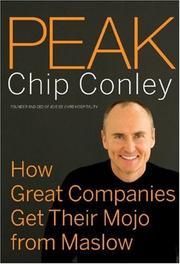 Cover of: Peak: How Great Companies Get Their Mojo from Maslow