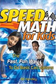 Cover of: Speed Math for Kids | Bill Handley
