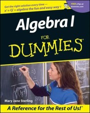 Cover of: Algebra for dummies by Mary Jane Sterling, Mary Jane Sterling