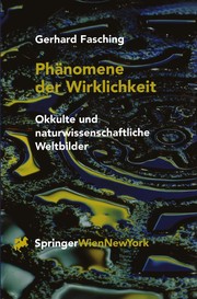 Cover of: Phänomene der Wirklichkeit: Okkulte und Naturwissenschaftliche Weltbilder