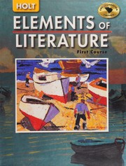 Cover of: Holt Elements of Literature by Kylene Beers, Kylene Beers, Beers, Kylene G. 1957-, RINEHART AND WINSTON HOLT