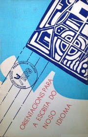 Cover of: Orientacións para a escrita do noso idioma