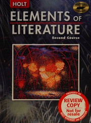 Cover of: Holt Elements of Literature by Kylene Beers, Kylene Beers, Ray Bradbury