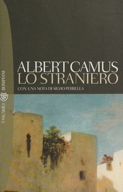 Cover of: Lo straniero by Albert Camus