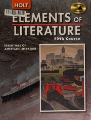 Cover of: Elements of Literature: Fifth Course by Kylene Beers, Ambrose Bierce, Kate Chopin, a