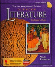 Cover of: Glencoe literature: the reader's choice: World Literature