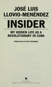 Cover of: Insider: my hidden life as a revolutionary in Cuba