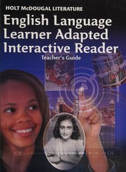 Cover of: English Language Learner Adapted Interactive Reader Teacher's Guide: Grade 8